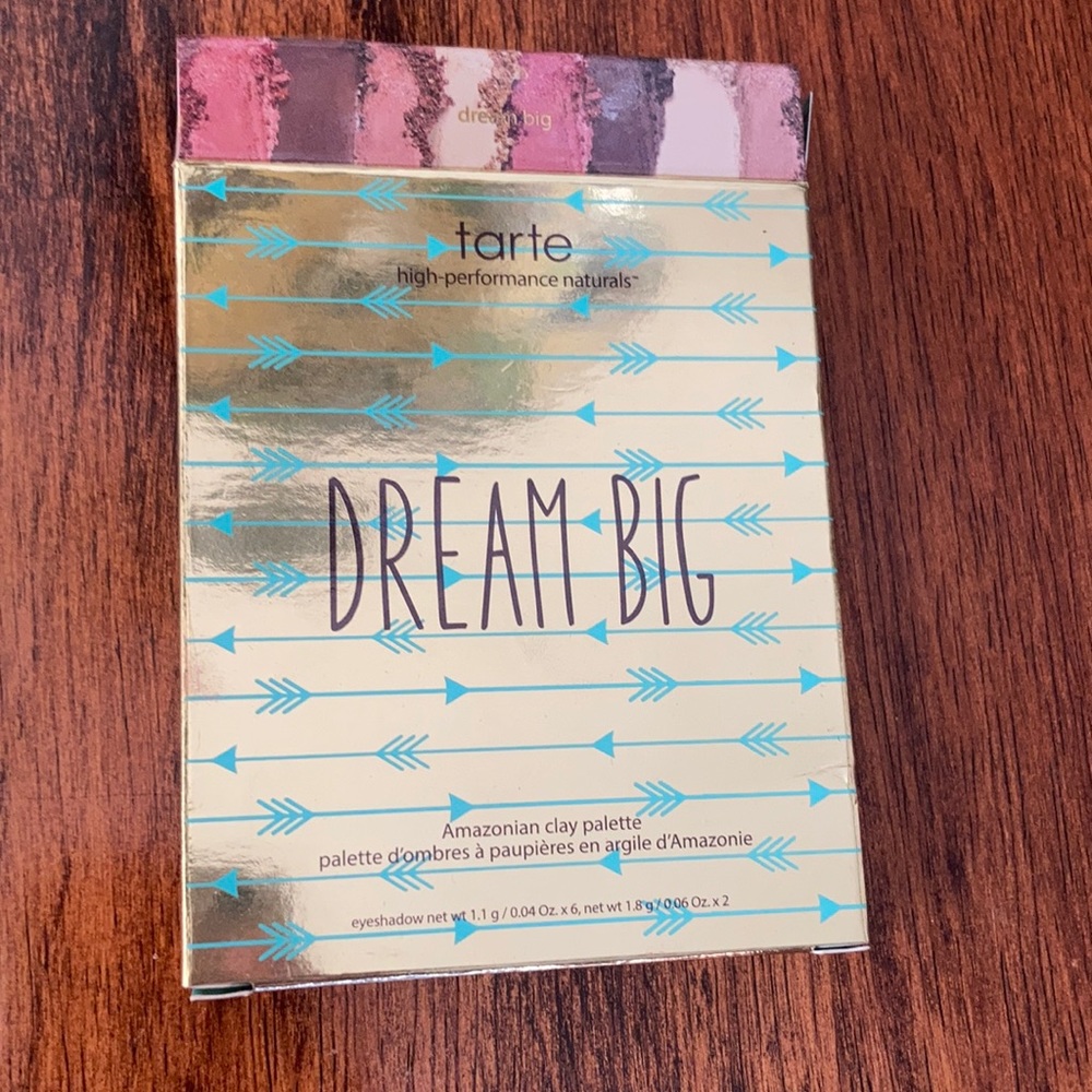 NEW Tarte Dream Big Double Duty Beauty Amazonian Clay Eyeshadow Palette NIB